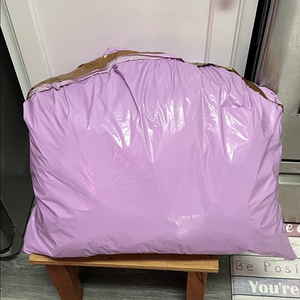 Lavender Plastic Bag